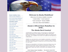 Tablet Screenshot of alaskamedallions.com